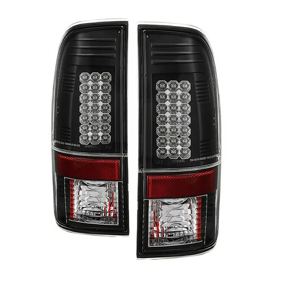 Fits Ford Super Duty F-250/ F-350/ F-450 08-16 LED Tail Lights - Black