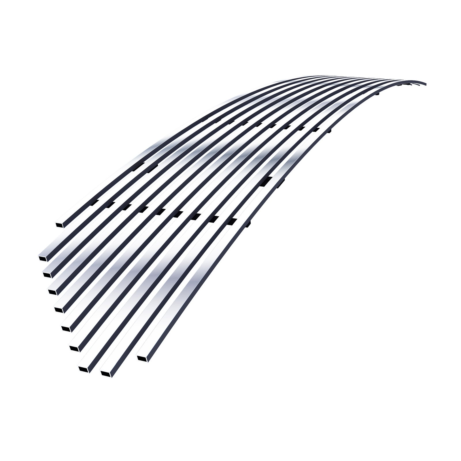 Fits 2020-2024 Ford Explorer Without Sensor Lower Bumper Stainless Steel Billet Grille