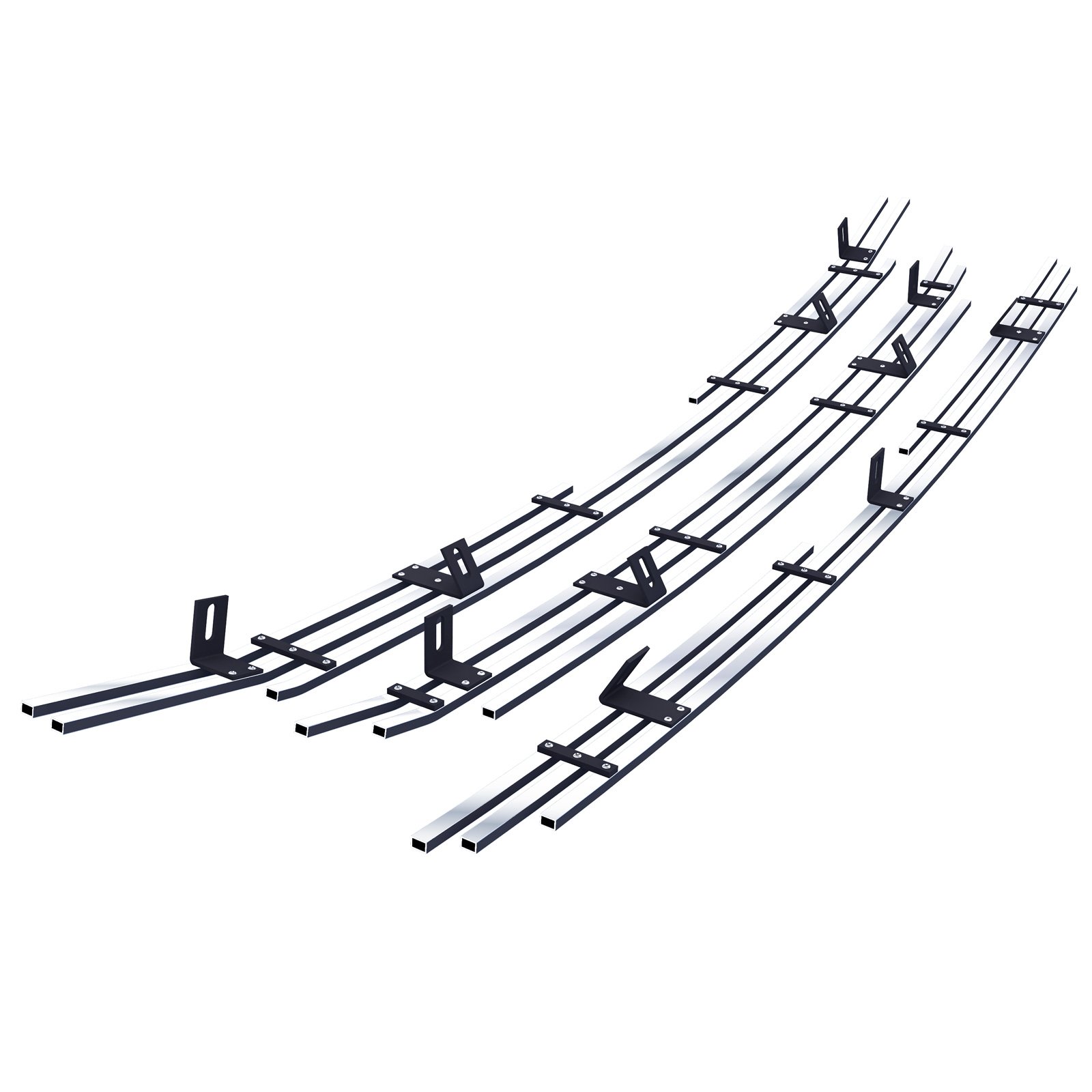 Fits 2017-2019 Ford Escape Main Upper Stainless Steel Billet Grille - Image 2