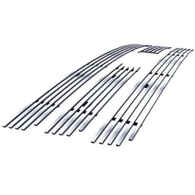 Fits 2015-2017 Ford Expedition Main Upper Stainless Steel Billet Grille