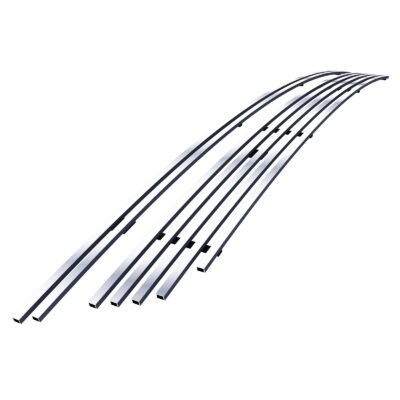 Fits 2015-2017 Ford Expedition Lower Bumper Stainless Steel Billet Grille