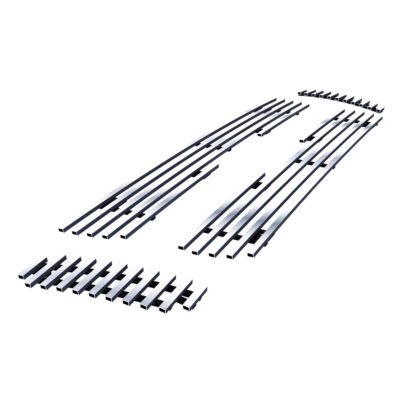 Fits 2001-2003 Ford Explorer Sport /2001-2005 Ford Explorer Sport Trac Main Upper Stainless Steel Billet Grille