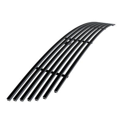 Fits 2013-2014 Ford Mustang GT Lower Bumper Black Stainless Steel Billet Grille