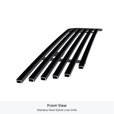 Fits 2018-2022 Ford Mustang Lower Bumper Black Stainless Steel Billet Grille