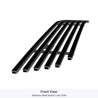 Fits 2018-2022 Ford Mustang Only for V8 GT models Lower Bumper Black Stainless Steel Billet Grille