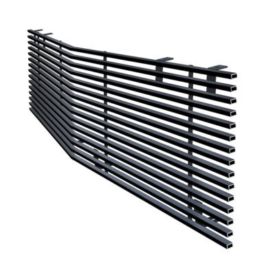 Fits 1967-1968 Ford Mustang Main Upper Black Stainless Steel Billet Grille