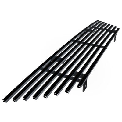 Fits 1999-2004 Ford Mustang Not for Cobra; Only for Models with OEM Honeycomb Grille Main Upper Black Stainless Steel Billet Grille