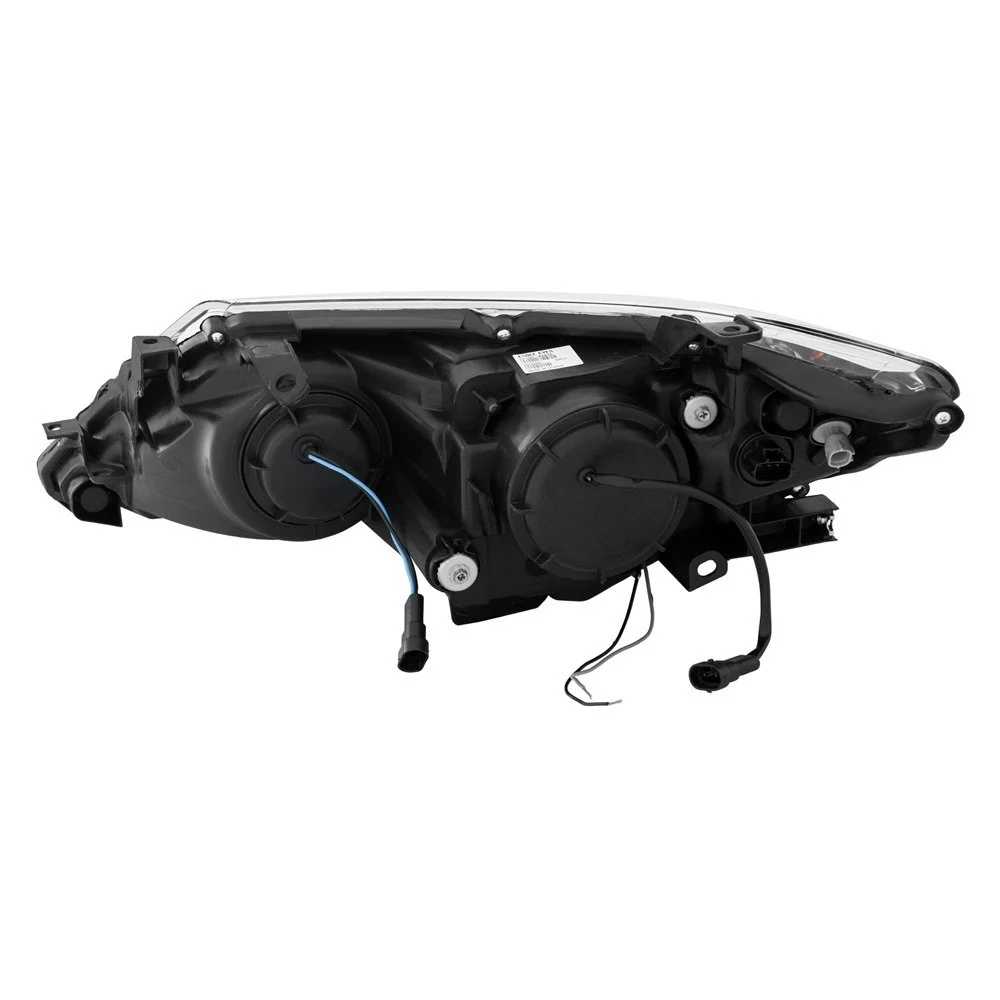 Fits TOYOTA CAMRY 12-13 PROJECTOR PLANK STYLE HEADLIGHTS BLACK W/ HALO - Image 3