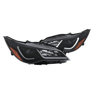 Fits TOYOTA CAMRY 15-17 4DR PROJECTOR PLANK STYLE HEADLIGHTS BLACK