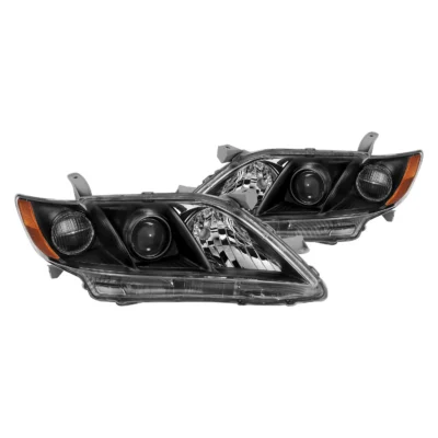 Fits TOYOTA CAMRY 07-09 PROJECTOR HEADLIGHTS BLACK