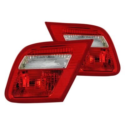 Fits BMW 3 SERIES E46 00-03 2DR / M3 01-06 INNER TAIL LIGHTS RED/CLEAR LENS