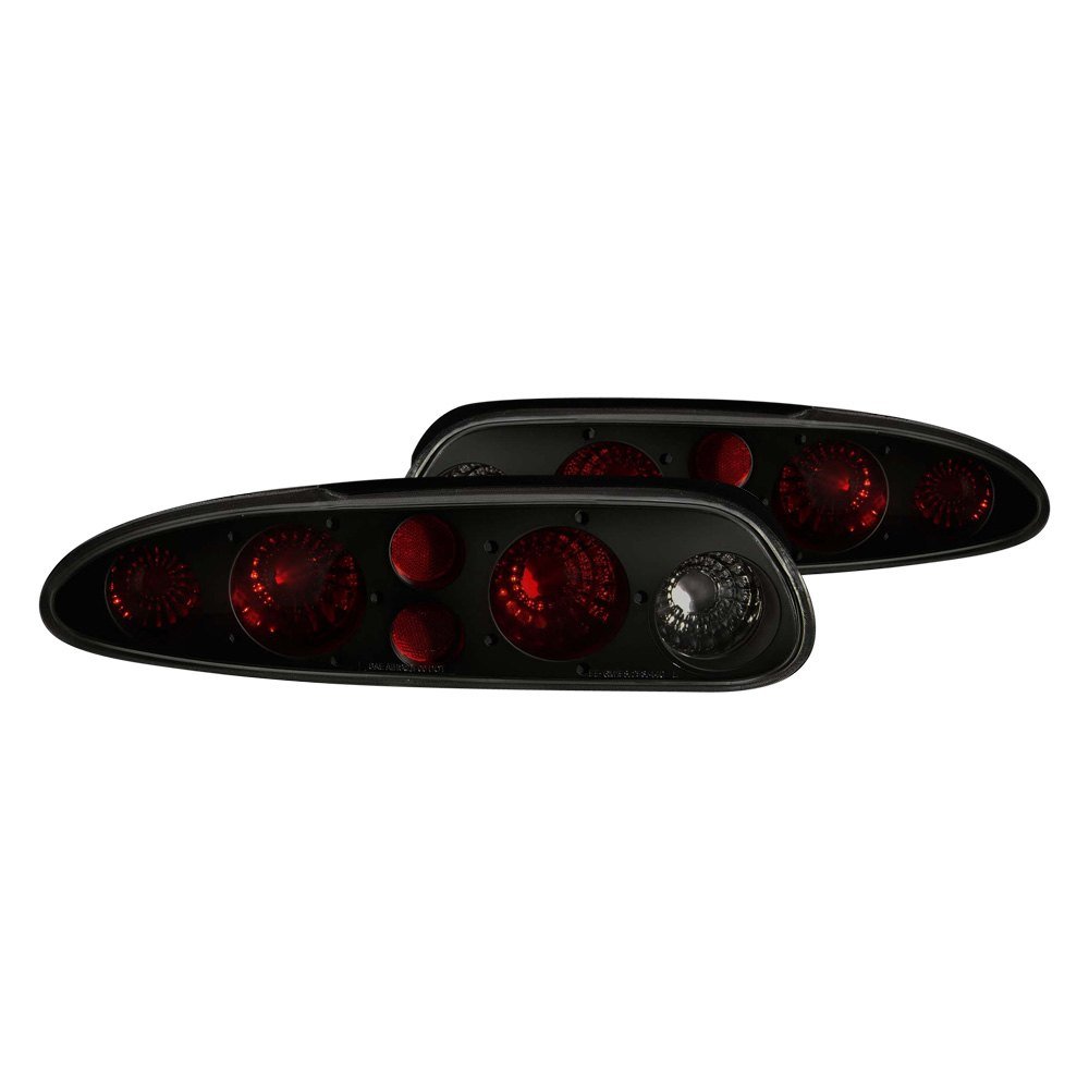 Fits CHEVY CAMARO 93-02 TAIL LIGHTS BLACK DARK SMOKE LENS