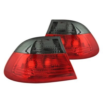 Fits BMW 3 SERIES E46 00-03 2DR / M3 01-06 TAIL LIGHTS RED/SMOKE LENS