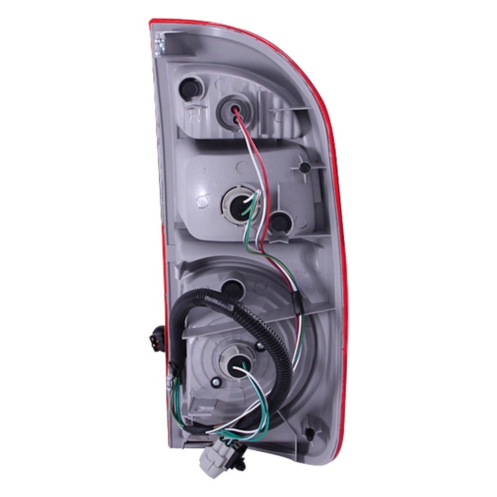 Fits TOYOTA TUNDRA 00-06 LED TAIL LIGHTS CHROME RED/CLEAR LENS - Image 3