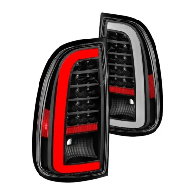 Fits TOYOTA TUNDRA 00-06 LED LIGHT BAR TAIL LIGHTS BLACK CLEAR LENS(STD BED REGULAR CAB, ACCESS CAB)