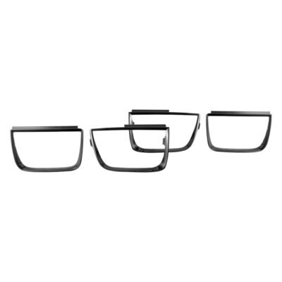 Fits CHEVY CAMARO 10-13 TAIL LIGHTS BEZEL GLOSSY BLACK 4PC