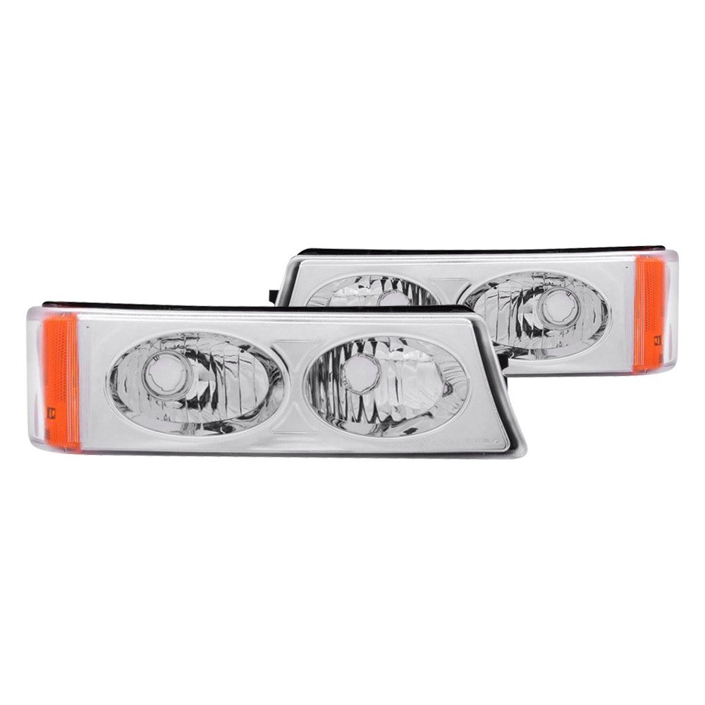 Fits CHEVY SILVERADO / AVALANCHE 03-06 EURO PARKING/SIGNAL LIGHTS CHROME
