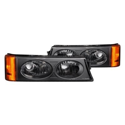 Fits CHEVY SILVERADO / AVALANCHE 03-06 EURO PARKING/SIGNAL LIGHTS BLACK