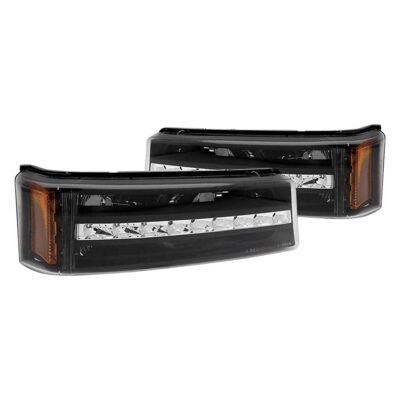 Fits CHEVY SILVERADO / AVALANCHE 03-06 LED PARKING/SIGNAL LIGHTS BLACK G2