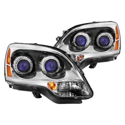 Fits GMC ACADIA 07-12 PROJECTOR HEADLIGHT CHROME (OE REPLACEMENT)