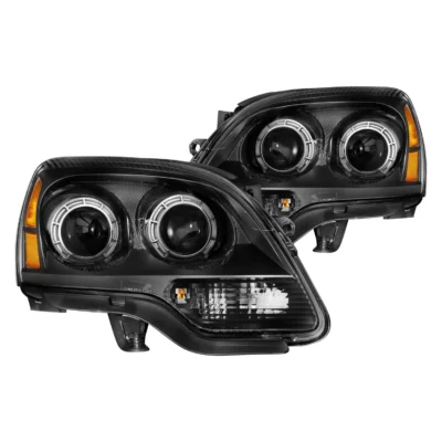 Fits GMC ACADIA 07-12 PROJECTOR HEADLIGHTS BLACK (OE TYPE)