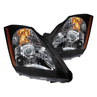 Fits NISSAN 350Z 03-05 PROJECTOR HEADLIGHTS BLACK