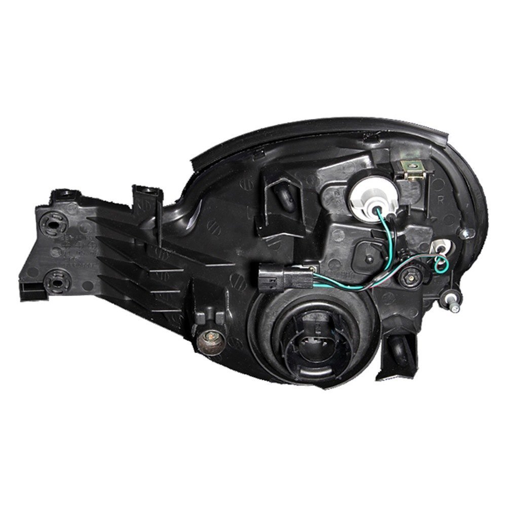 Fits SUBARU IMPREZA 02-03 CRYSTAL HEADLIGHTS BLACK - Image 2