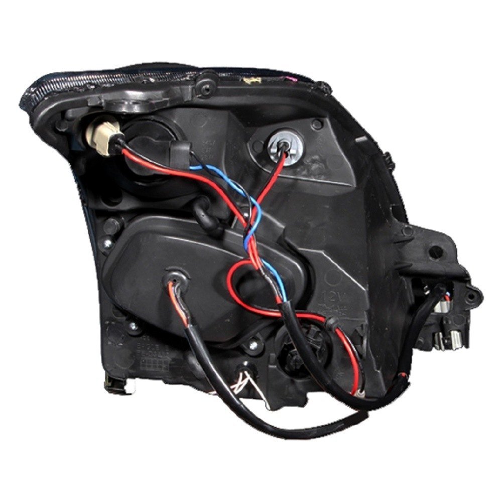 Fits NISSAN SENTRA 07-12 PROJECTOR HEADLIGHTS BLACK W/ RX HALO - Image 3