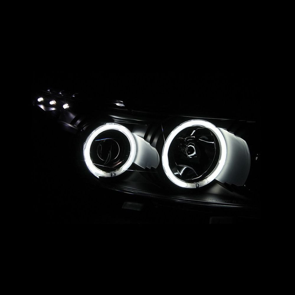 Fits SCION XB 08-10 PROJECTOR HEADLIGHTS BLACK W/ RX HALO - Image 2