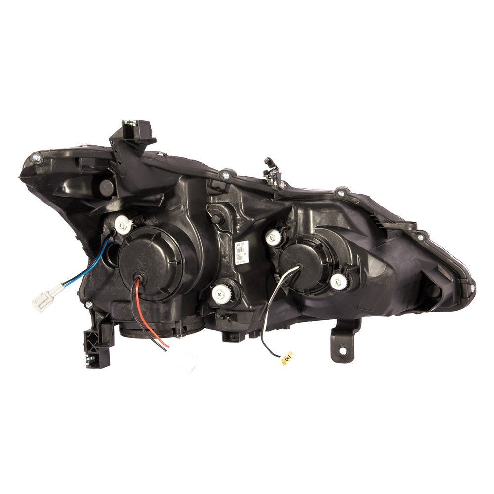 Fits NISSAN ALTIMA 13-15 4DR PROJECTOR PLANK STYLE HEADLIGHTS BLACK (FOR HALOGEN MODELS ONLY) - Image 3