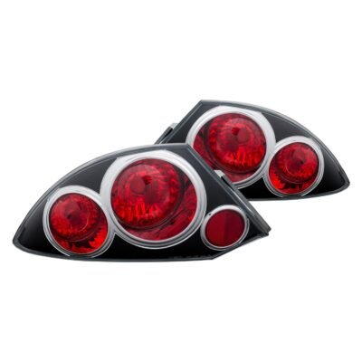 Fits MITSUBISHI ECLIPSE 00-05 TAIL LIGHTS BLACK