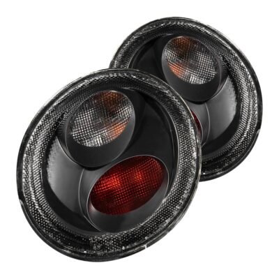 Fits VOLKSWAGEN BEETLE 98-05 TAIL LIGHTS BLACK