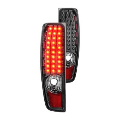 Fits CHEVY COLORADO 04-12 / GMC CANYON 04-12 LED TAIL LIGHTS BLACK CLEAR LENS
