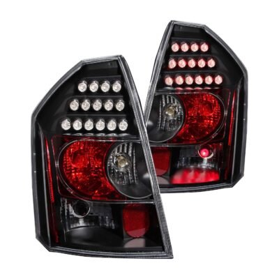 Fits CHRYSLER 300C 05-07 LED TAIL LIGHTS BLACK