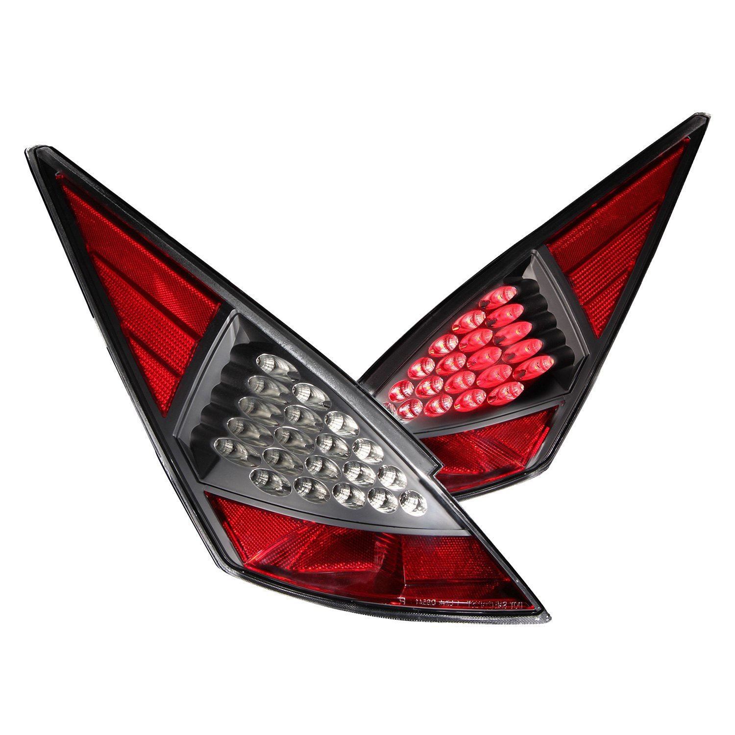 Fits NISSAN 350Z 03-05 LED TAIL LIGHTS BLACK