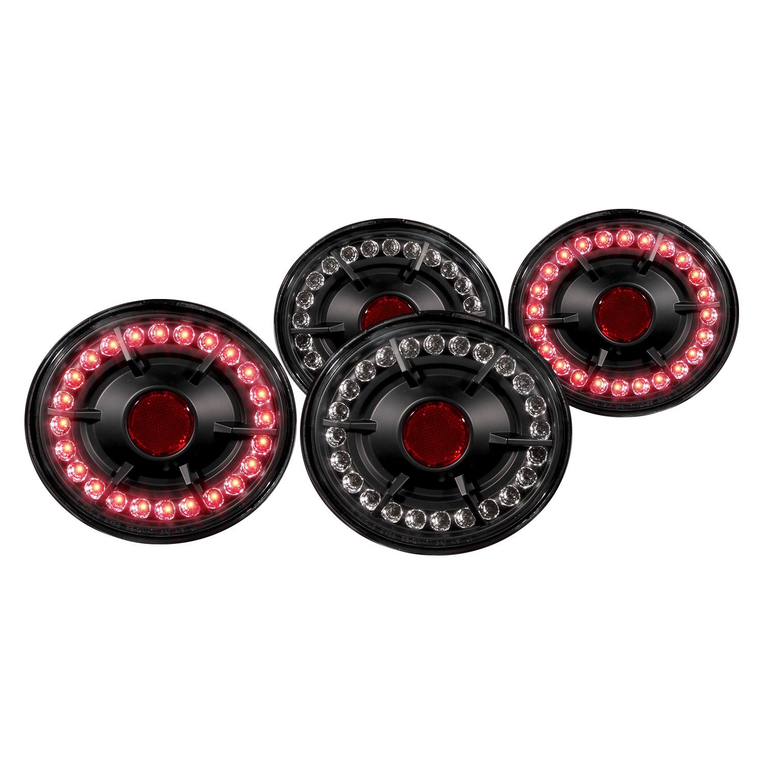 Fits CHEVY CORVETTE 05-13 / CORVETTE Z06 06-13 LED TAIL LIGHTS BLACK