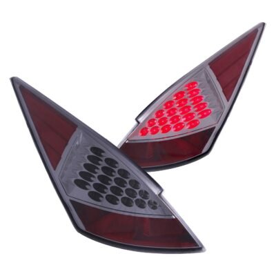 Fits NISSAN 350Z 03-05 LED TAIL LIGHTS BLACK SMOKE LENS