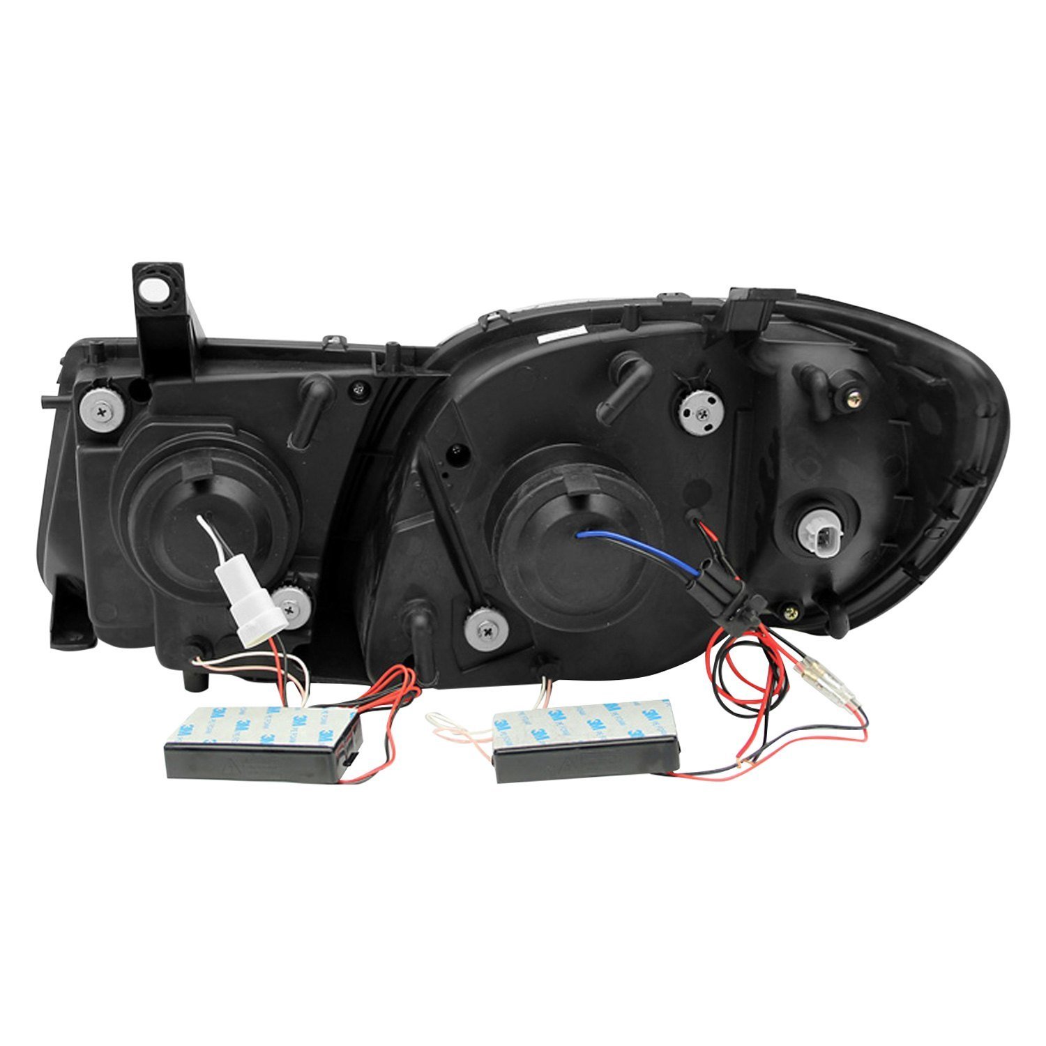 Fits LEXUS LX470 98-07 PROJECTOR HEADLIGHTS CHROME W/ RX HALO (NOT FOR FACTORY HID MODELS) - Image 3