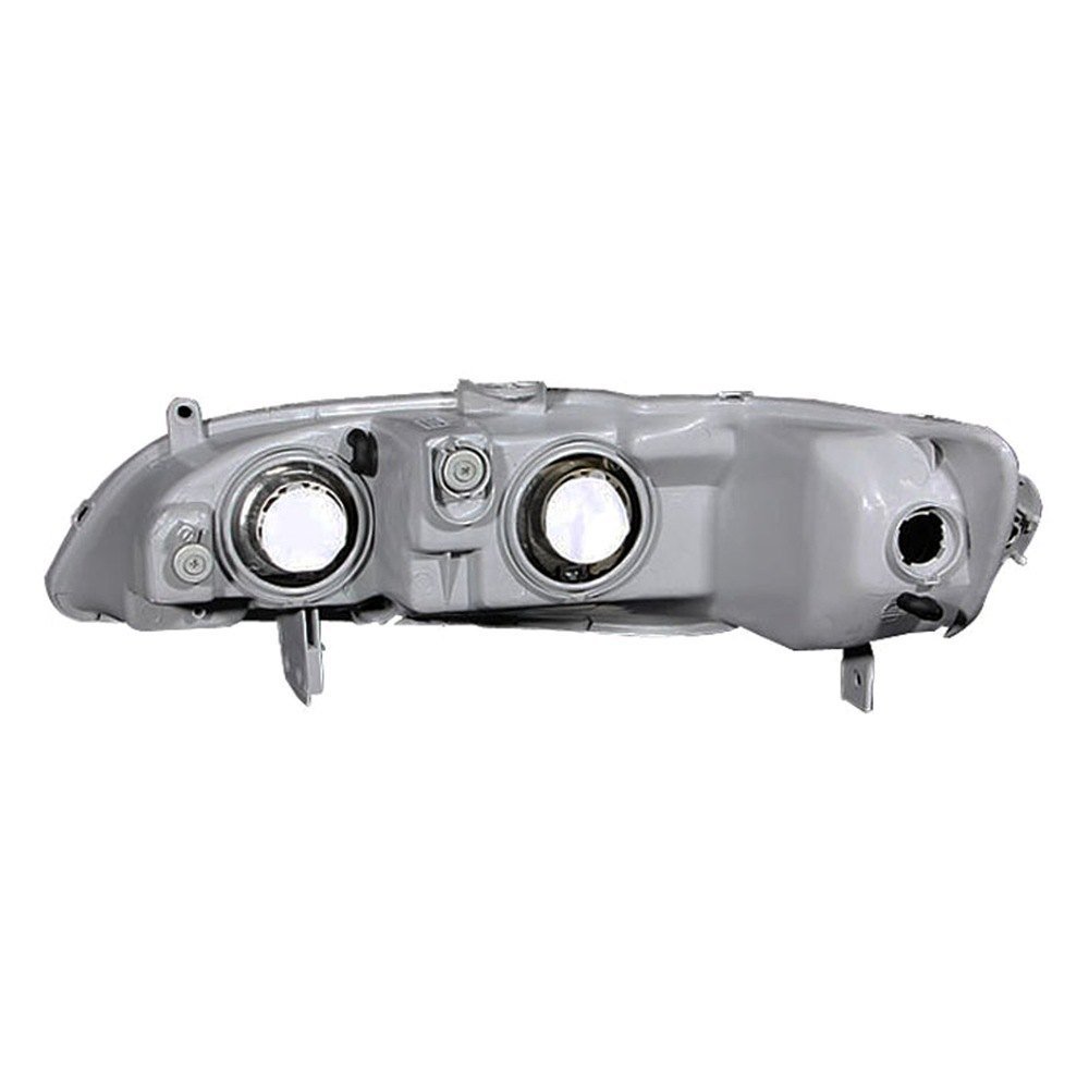 Fits HONDA ACCORD 98-02 CRYSTAL HEADLIGHTS BLACK - Image 2