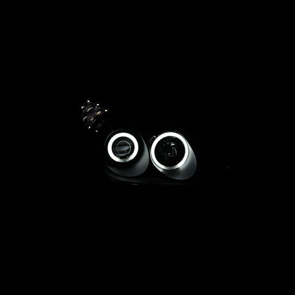 Fits LEXUS ES 300 02-03 / ES 330 04 PROJECTOR HEADLIGHTS BLACK W/ RX HALO (NOT FOR FACTORY HID MODELS) - Image 2