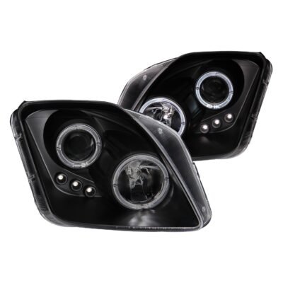 Fits HONDA PRELUDE 97-01 PROJECTOR LED HALO HEADLIGHTS BLACK