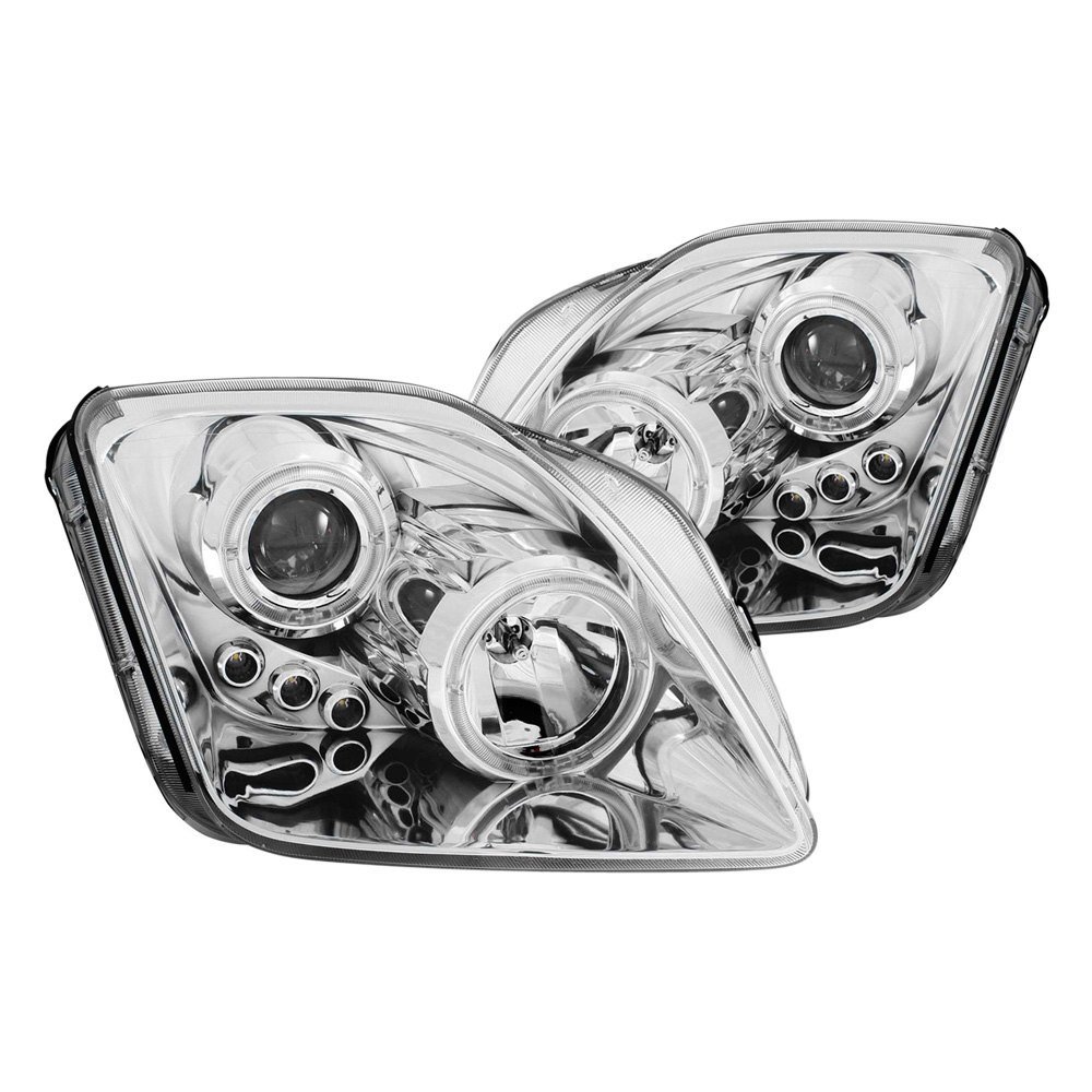 Fits HONDA PRELUDE 97-01 PROJECTOR LED HALO HEADLIGHTS CHROME