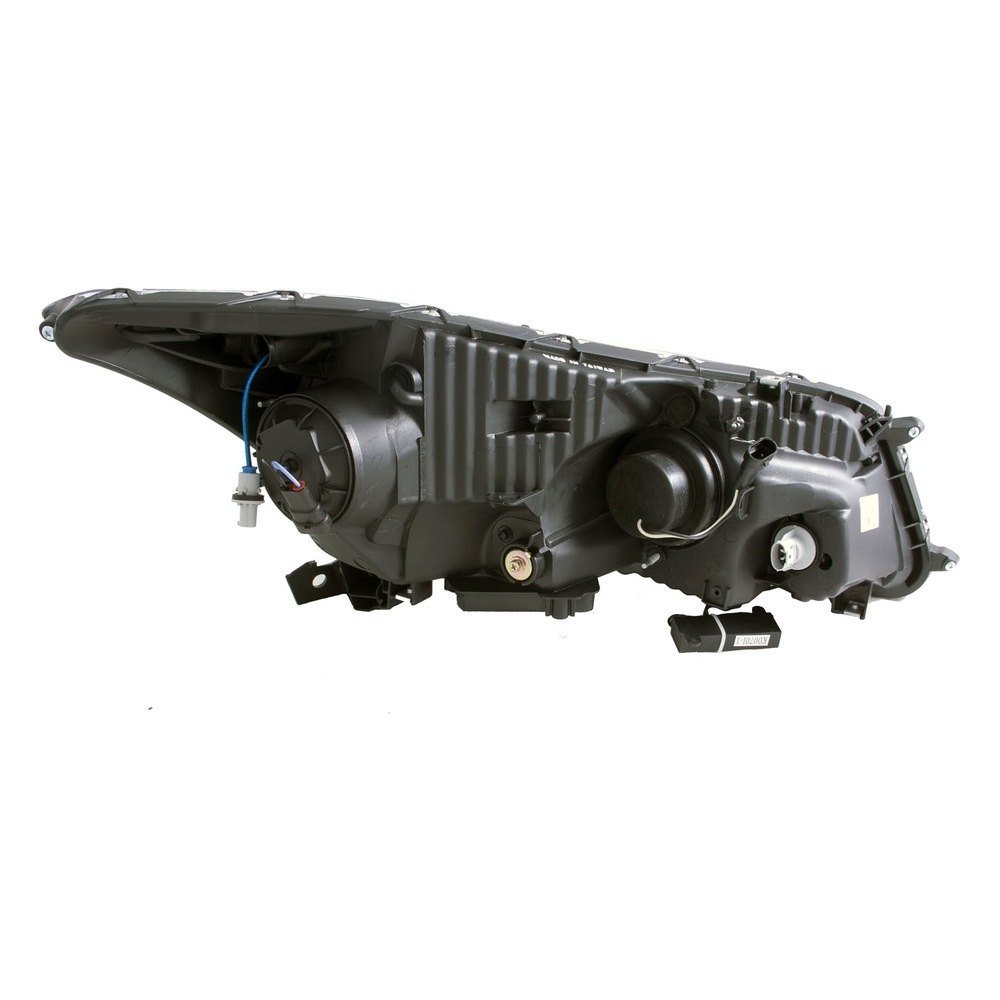 Fits HONDA ACCORD 08-12 4DR PROJECTOR U-BAR HEADLIGHTS BLACK - Image 3