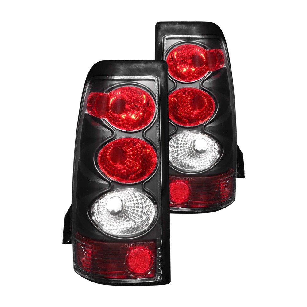Fits CHEVY SILVERADO 03-06 1500/2500/3500 / 07 CLASSIC TAIL LIGHTS BLACK (SINGLE REAR WHEELS)