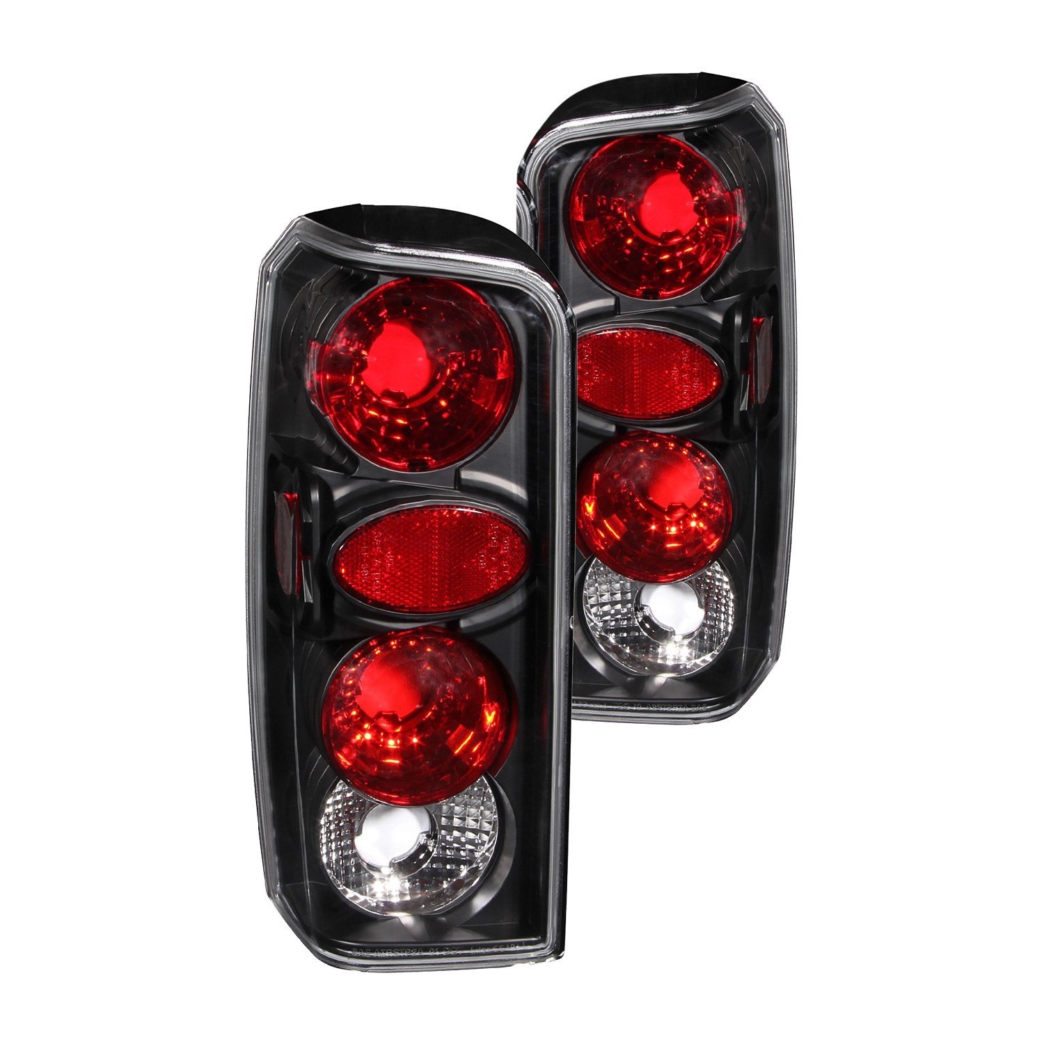Fits JEEP CHEROKEE 97-01 TAIL LIGHTS BLACK