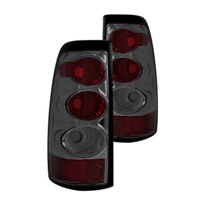 Fits CHEVY SILVERADO 03-06 1500/2500/3500 / 07 CLASSIC TAIL LIGHTS SMOKE (SINGLE REAR WHEELS)