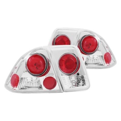 Fits HONDA CIVIC 01-05 4DR TAIL LIGHTS CHROME