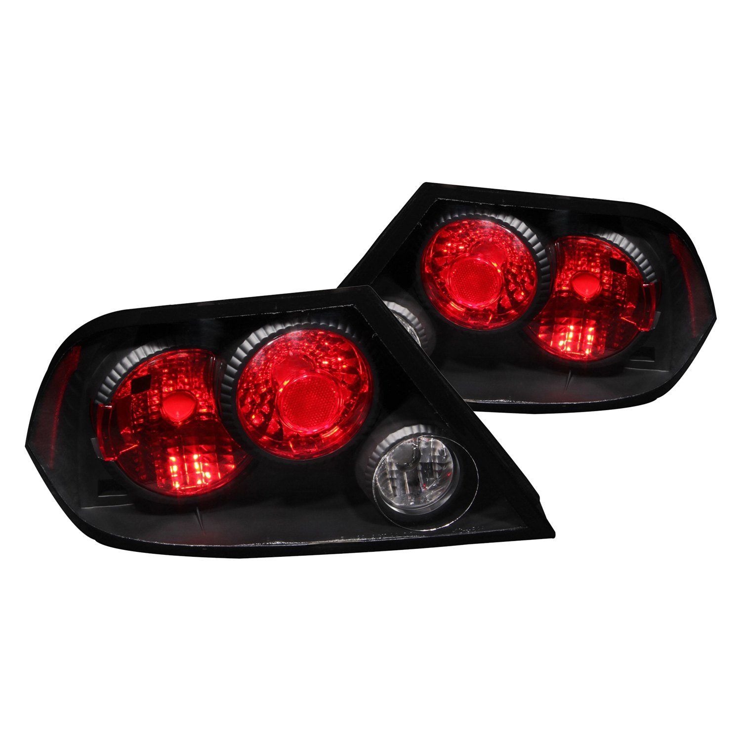 Fits MITSUBISHI LANCER 02-03 TAIL LIGHTS BLACK