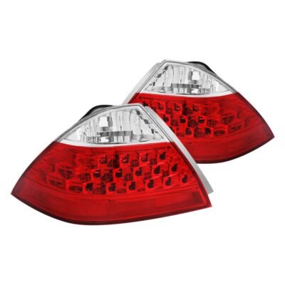 Fits HONDA ACCORD 06-07 4DR TAIL LIGHTS RED/CLEAR