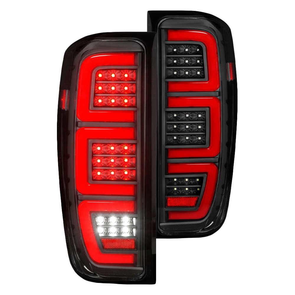 Fits GMC SIERRA 1500 19-24 / 2500HD/3500HD 20-25 FULL LED TAIL LIGHTS BLACK CLEAR LENS W/ INITIATION & SEQUENTIAL SIGNAL (HALOGEN MODELS ONLY)
